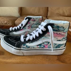 VANS High Top Floral Sneakers